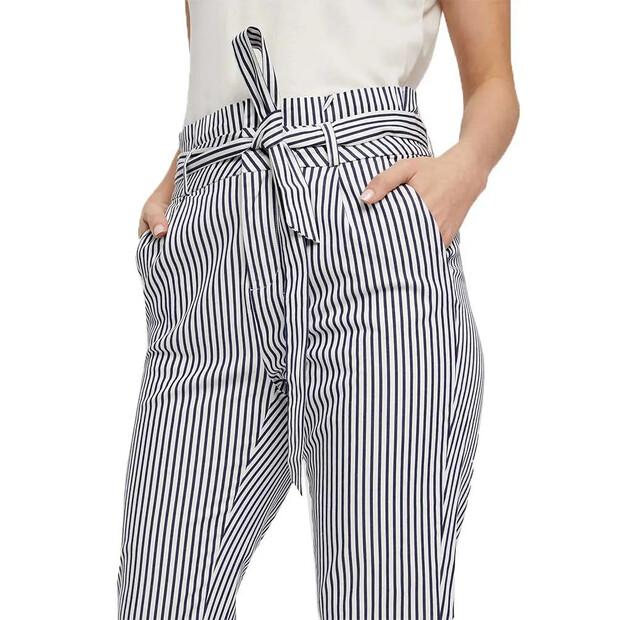 Vero Moda Eva Loose Striped Paperbag Trousers