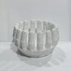 Gothic Halloween Skeleton Hands Candy Bowl Stand Lightweight Compact Storage Container