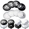 4Pcs 56MM Car Styling Aluminum Wheel Center Hub Cap Stickers For Hyundai Accent Tucson Solaris Sonata I20 Elantra Sonata Santafe