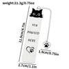 1PC Cartoon Cat Metal Bookmarks, Cute Metal Bookmarks, Reading and Office Supplies for Cat Lovers Students and Teachers