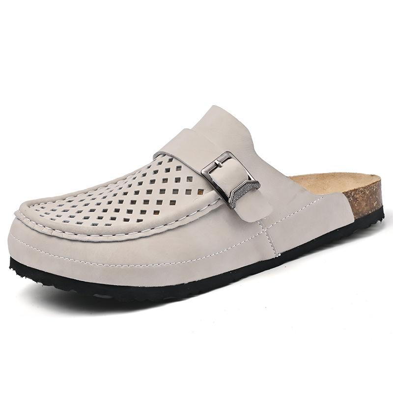 Summer Casual Versatile Slippers for Men's Trend, Anti Slip, Comfortable, Breathable, Fashionable Men's Shoes, Sandals