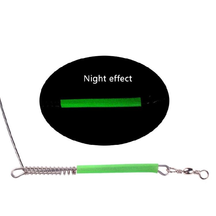 Saltwater Fishing Rigs Connector Sea Fishing Balance Wire with Spring Swivels Fishing Line Wire Leader Fishing Tool