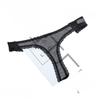 Tanga de Malla Transparente de Tiro Bajo para un Look Sedoso y Coqueto