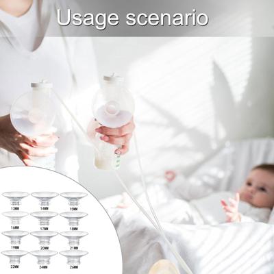 Silicone Breast Shield Adapter Easy To Use Flange Connector Breast Pump Flange Adapter Simple Installs for Various Pumps