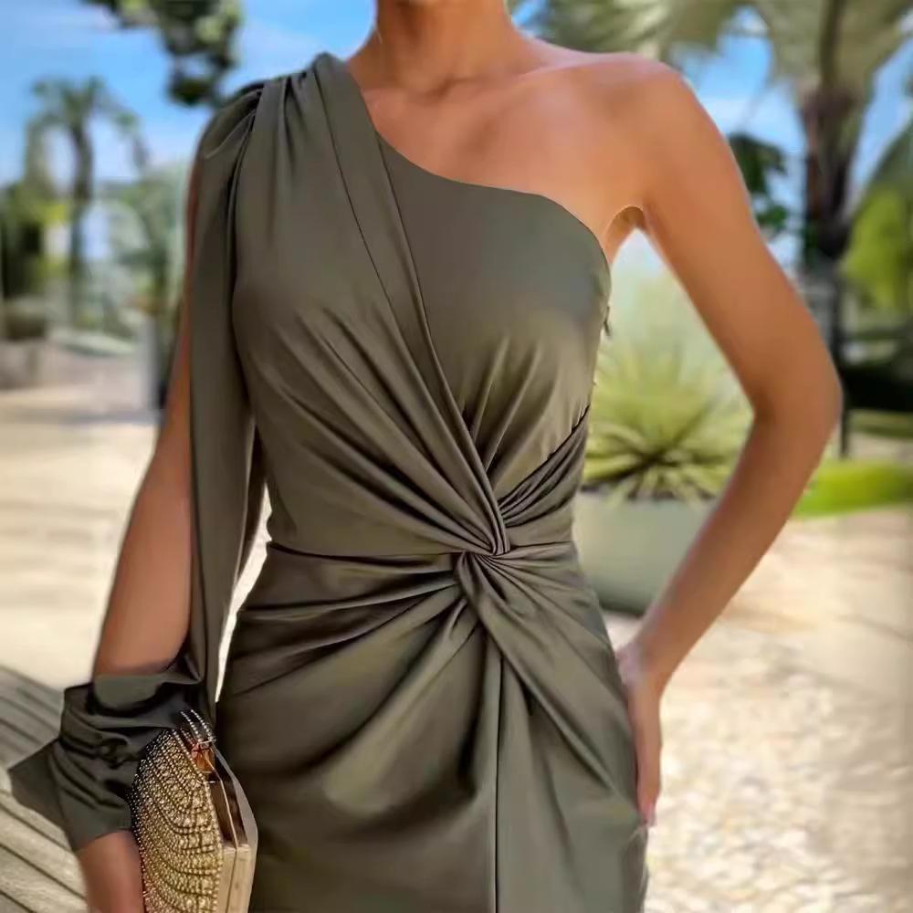 New Year Summer Vacation Beach Music Festival Commuting Work Comfortable Sexy Elegant Women'S Fashion Printed Dress