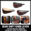 Auto Parts Automatic Gear Shift Knob Leather Shifter Lever Stick For Toyota For Hilux 2011- For Harrier 2010- For Fortuner 2012-
