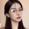 Women's Photochromic Sunglasses Rimless Prescription Glasses Graduated Optical Lenses Myopia Minus