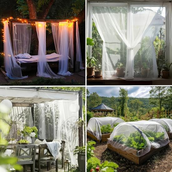 Plasă de grădină Bird Barrier Husă respirabilă pentru plante Plasă reutilizabilă Barieră pentru protejarea legumelor, fructelor, florilor de păsări