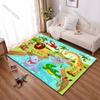 1PC Cartoon Zoo Printing Carpet Rug for Living Room Bedroom Sofa Doormat Decor Kids Play Home Area Rug Non-slip Floor Mat Gift