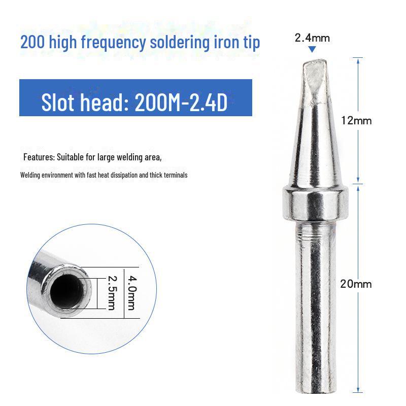 High-Frequency 203H 90W Soldering Iron Tip, Industrial 200-K Drag Soldering Knife Tip