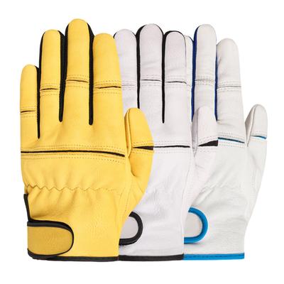 Arbeitsschutzhandschuhe aus Leder, verschleißfest, Schaffell, Jagdschutz, Maschinenreparatur, Sicherheitsschutz für Motorradfahrer