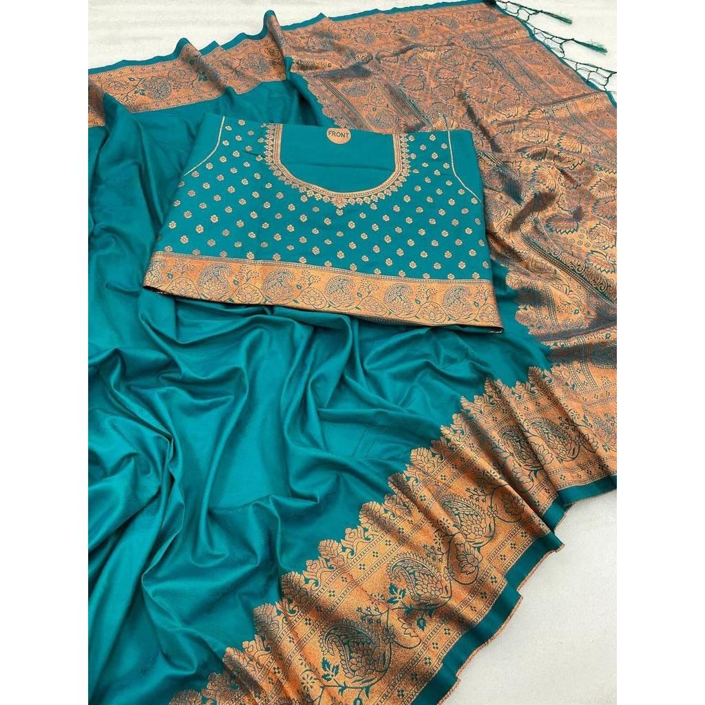 This Beautiful Saree Is Elegantly Decorated with Gorgeous Solid Jacquard Weave That Gives a Perfect Look To the Outfit.