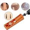 Woodworking Oblique Hole Locator DIY Woodworking Tools Pocket Hole Angle Drill Guide Rail Hole Punching Positioner Set