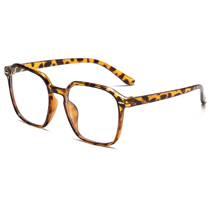 Anti-Blue Light Glasses Vintage Square Eyewear Women Leisure Luxury Eyeglasses Blue Light Blocking Man Lady Computer Eyeglas