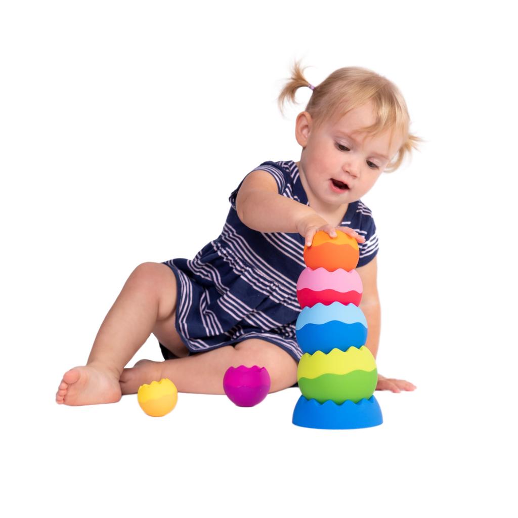 Fat Brain Toys Balance Blocks for Babies (6 Months) Tobles Neo FA070-1 (Authentic)
