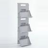 stackable Vertical Shoe Rack Wall Mounted Plastic Sundries Organizer  Bathroom