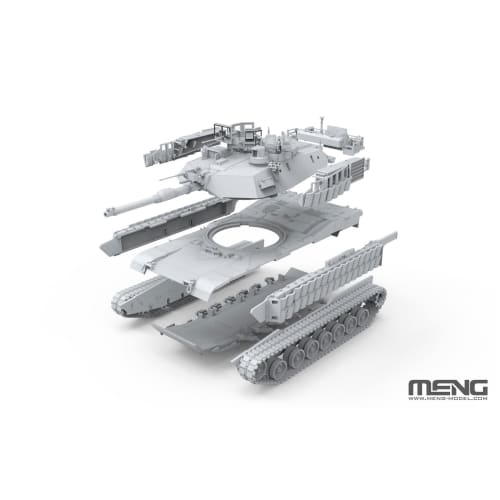 MENG Meng Model 1/72 US Main Battle Tank M1A2 SEP Abrams TUSK2 Plastic Model M72-003