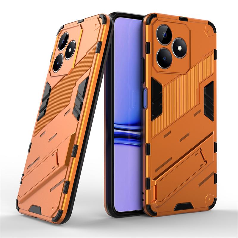 For OPPO Realme C51 Cover Case Realme C51 Capas Shockproof Armor Phone Bumper Kickstand Back Holder Cover Realme C 51 C51 Fundas