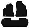 BASIC schwarze Velours-Fußmatten für: Citroen Berlingo II Multispace (2008–2018)