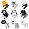 Spring & Summer INS Style Baby & Kids Short Sleeve Printed T-Shirt and Pants Set