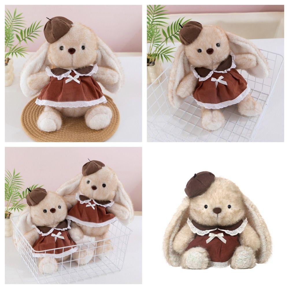 Stuffed Animal Bunny Plush Toy Sleeping Pillow Stuffed Rabbit Walnut Rabbit Doll Animal Lovers