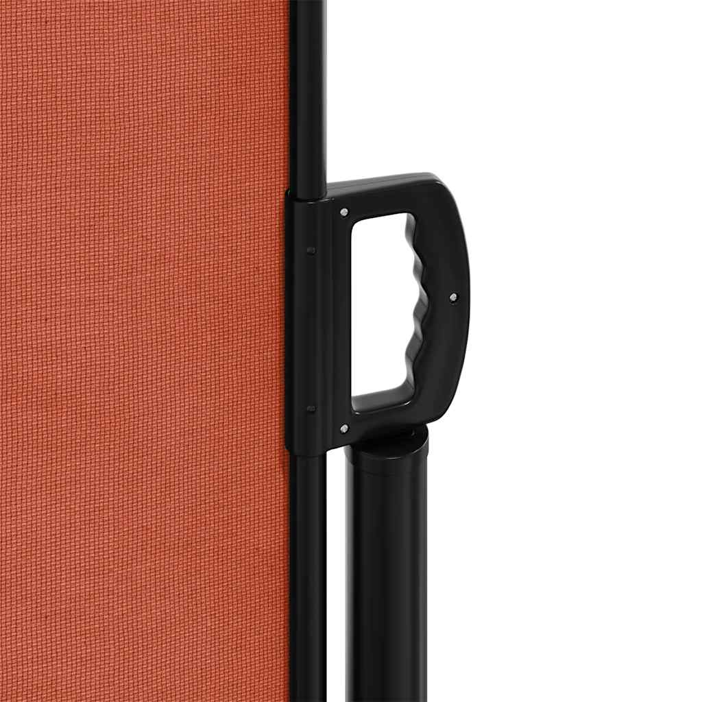 Retractable Side Awning Terracotta Red 120 X 600 Cm