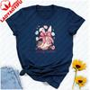Howdy Easter Western Coquette Easter Bunny Cowgirl Aesthetic Retro Graphic T Shirts Oversized T Shirt Unisex Clothes Gothic Tops