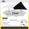 Octagonal Vinyl Camping Canopy: Thickened, Portable Sunshade & Rainproof Butterfly Awning