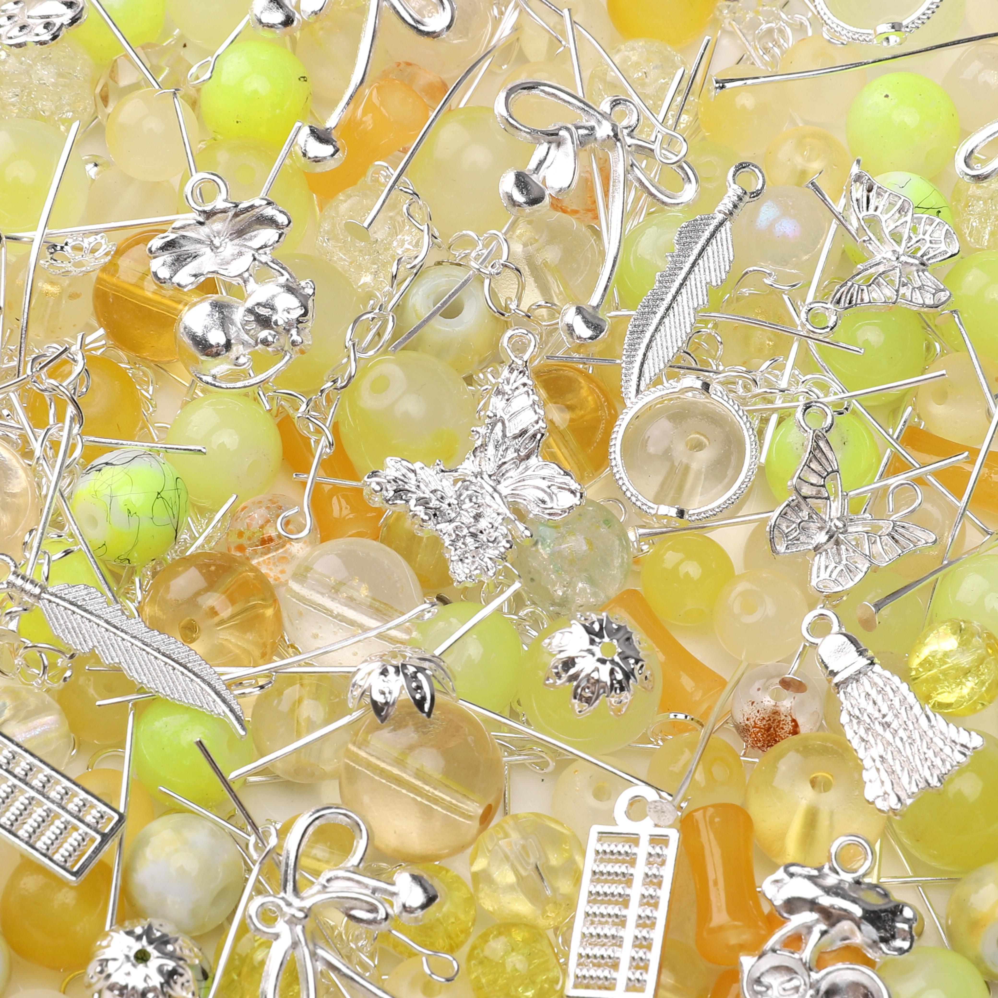 

Стеклянные бусины Бабочка Листья вишни Сплав Шармы Аксессуары для изготовления ювелирных изделий 03 жёлтый