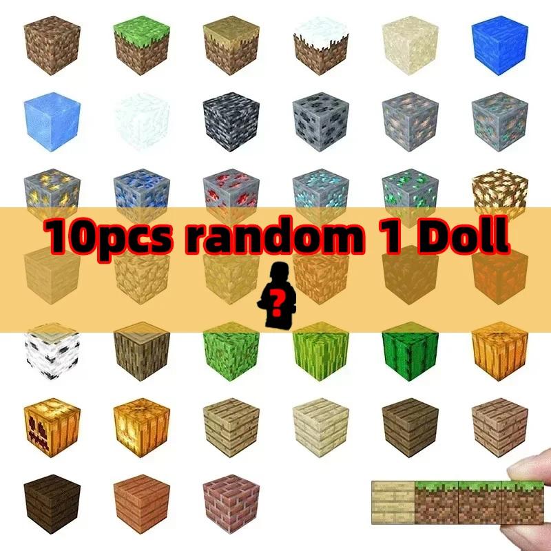 

Магнитные строительные блоки Мир Майнкрафт Набор магнитных кубиков для мальчика девочки ребенка возраста 3+ Модель сделай сам Детская STEM-сенсорная игрушка в подарок