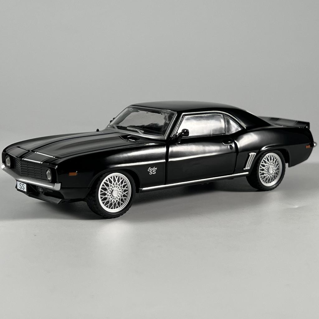 1:32 Chevrolet Camaro SS 350 1969 Super Classic Sports Car Alloy Diecast Model Car Children's Toy Cars Collectibles Hobby Gifts