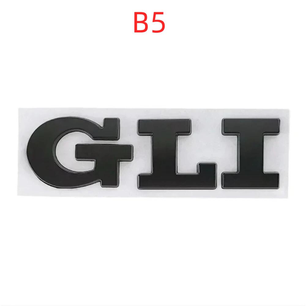 3D Metal Car Letters GLI Logo Rear Trunk Front Grill Badge Emblem Sticker Decals For MK2 MK4 MK5 MK6 MK7 MK8