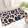 Fashion Leopard Print Bathroom Mat Kids Room Bedroom Decoration Balcony Anti-Slip Doormat Living Room Welcome Rug