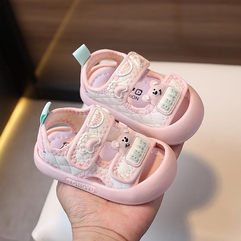 

New Style Toddler Shoes - Cute Sandals with Soft Soles and Anti-slip Properties - for Boys 16 розовый