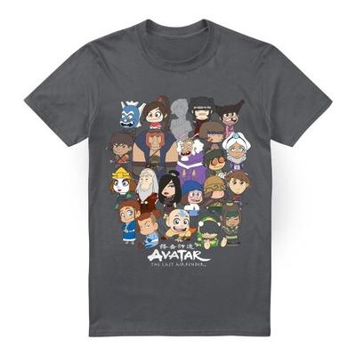 Avatar: The Last Airbender Mens Chibi Group T-Shirt