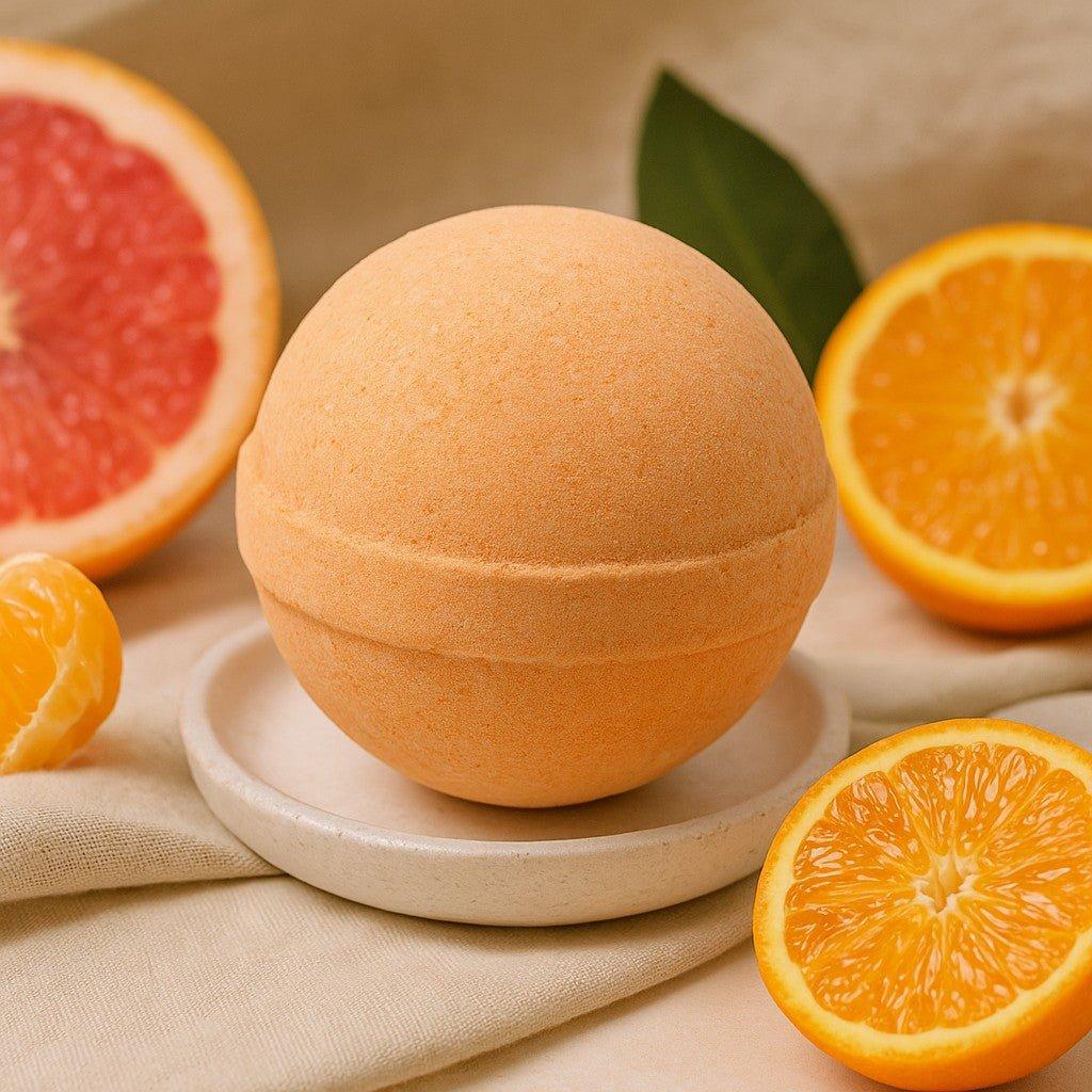 Bath Bomb Tangerine And Grapefruit Shea Butter