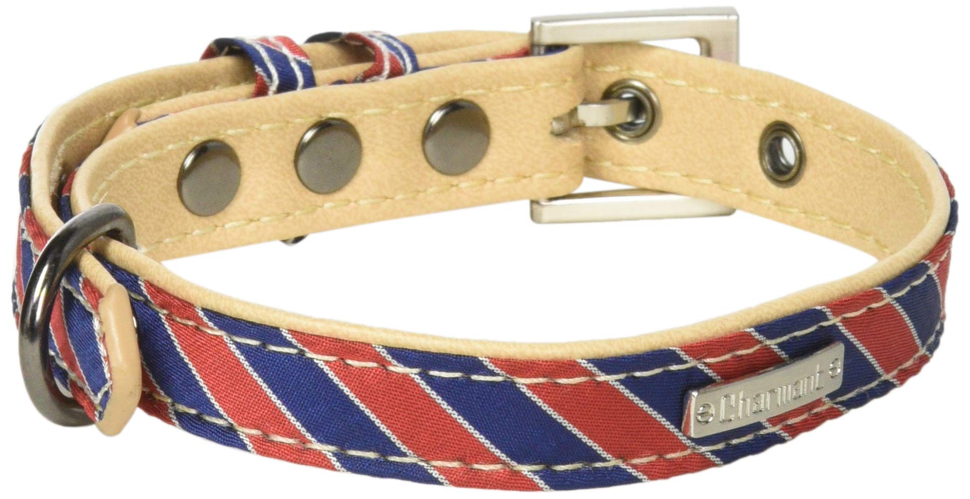 

Petio Collar Charmant Striped Collar Red for Small Dogs S Size