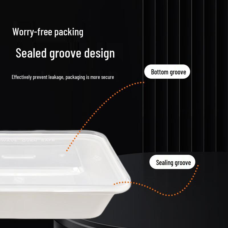 Jiwanggu 500ml Rectangular Disposable Food Container