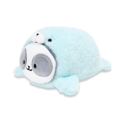 IRISRAIN ANIROLLZ Small Plush Animal Marine Seal Panda 14x10x14cm ANI-PD-PB8