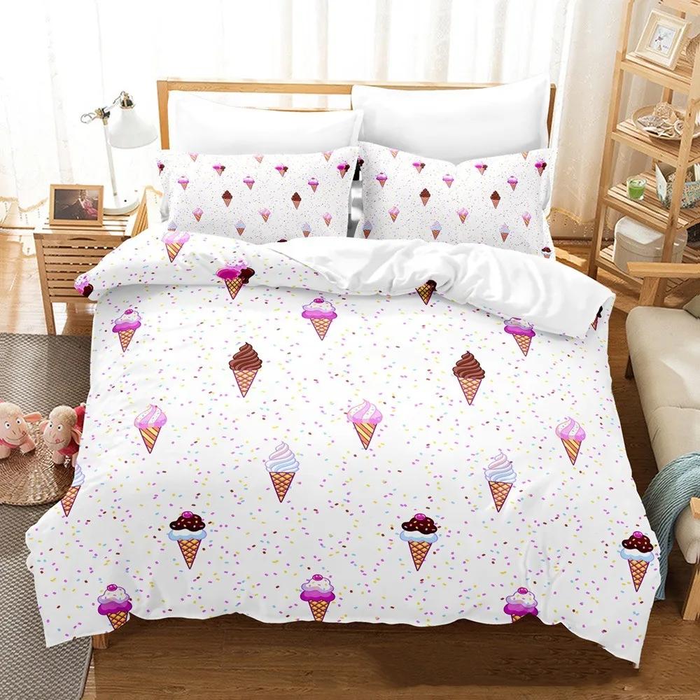Cute Little Elephant Bedding Sets For Boy Animal Duvet Cover Set Twin SingleDouble Comforter CoverBed Cover 135 For Teen Girs
