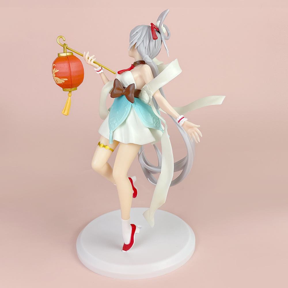 Kizuna Ai figure, beautiful young girl, Swan Lake lantern, Chang'e, Luo Tianyi figurine, anime birthday gift