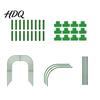 Set Rinforzato di Archi da Giardino Kit Rete per Aiuole Rialzate Copertura Fine per File Tunnel di Crescita Rete di Esclusione Piccoli Animali con Archi Clip Insetti