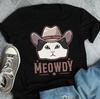 Ragamuffin Cat Meowdy Shirt, , , Funny Cowboy Cat Lover Gift, Cute Howdy T-shirt, Pet Cat Mom, Dad Tee, Western Texas Yeehaw Meme