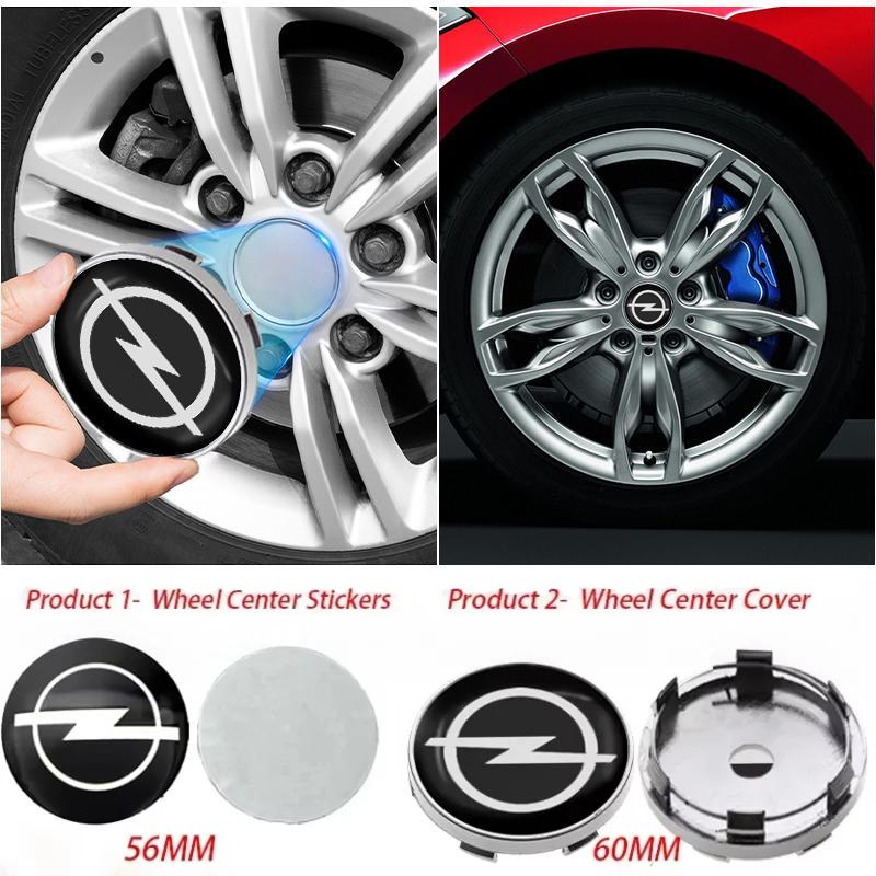 Calotas Centrais para Rodas de Carro Capas para Aro de Pneu Tapacubos Enjoliveur Peças de Roda 4 Peças 60mm Para Opel Astra Insignia Astra Corsa Zafira