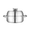 Debo 316 Edelstahl 2-stöckiger Dampfgarer Topf