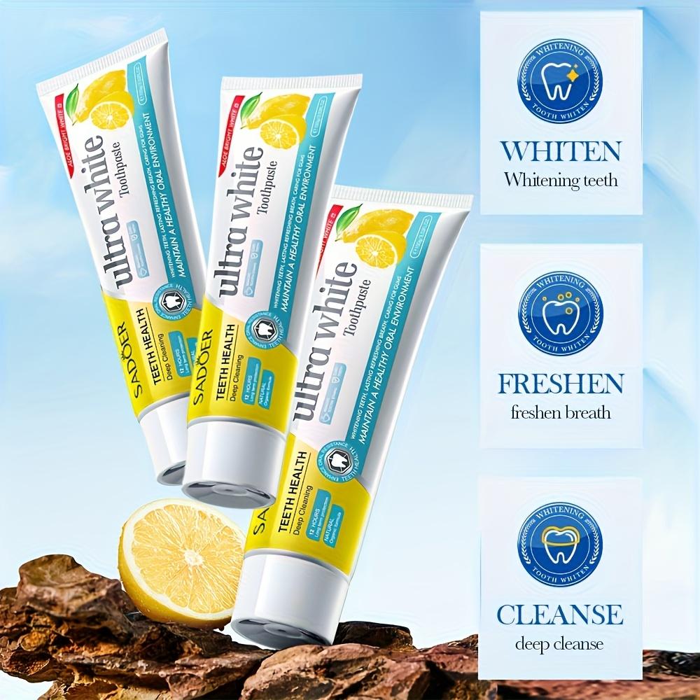 Brightens Toothpaste Lemon Flavor Teeth Tooth Decay Repair Professional Dental Bleach Toothpaste Fresh Oral Cleansing Care
