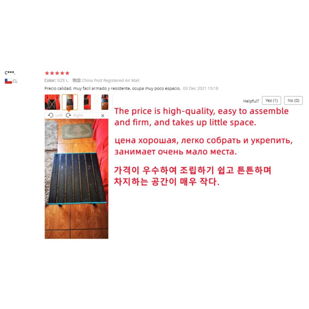 Ultralight Portable Folding Camping Table Foldable Outdoor Dinner Desk High Strength Aluminum oy For Garden Party Picnic BBQ