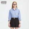 Teenie Weenie Women's Striped Long-Sleeve Shirt