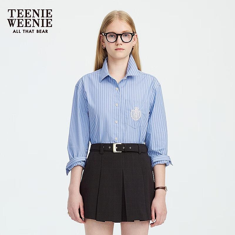 Teenie Weenie Women's Striped Long-Sleeve Shirt