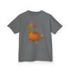 Pumpkin and Autumn Leaves Kids T Shirt, Kids Pumpkin T Shirt, Kids Autumn Tee, Kids Graphic Tee, Youth Clothing, Teenage Girl T Shirt